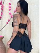 Camisola Feminina Sensual Sex Com Renda