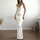 Vestido Longo Suplex Com Decote Em V Para Festas Eventos Baladas Vestido Elegante Charmoso