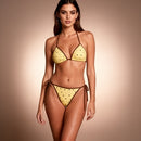 Conjunto de Maiô Biquíni Sexy Feminino – 2 Peças com Estampa de Bolinhas